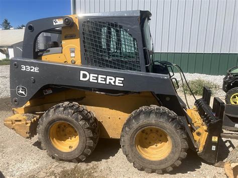 332e john deere|john deere 332e skid steer.